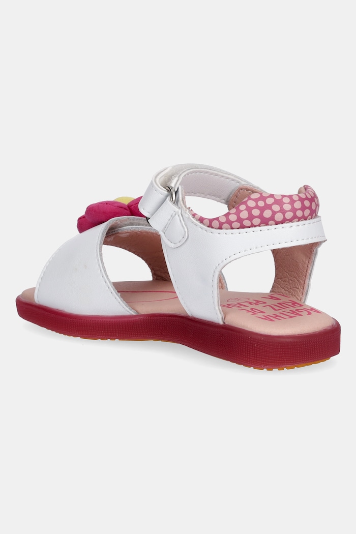 Fete Agatha Ruiz de la Prada Sandale din piele pentru copii 252964.24.27 alb