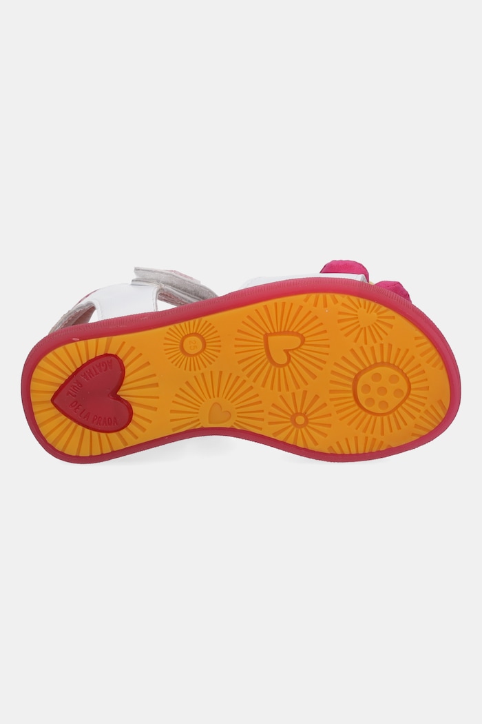 Sandale din piele pentru copii Agatha Ruiz de la Prada alb 252964.24.27
