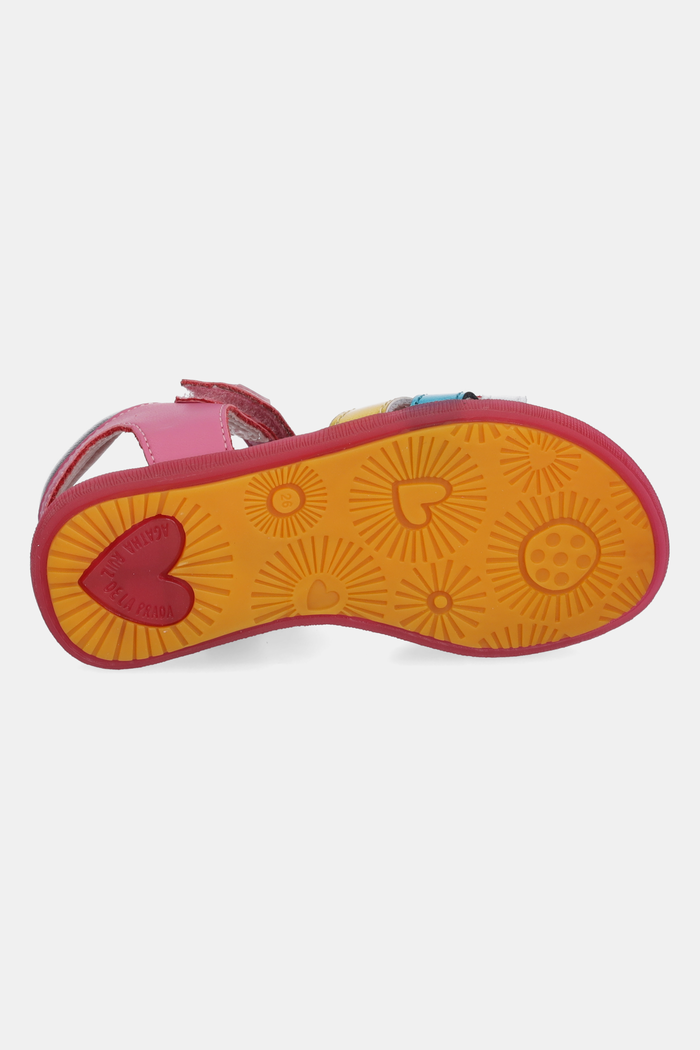 Agatha Ruiz de la Prada sandale din piele pentru copii 252960.24.27 roz