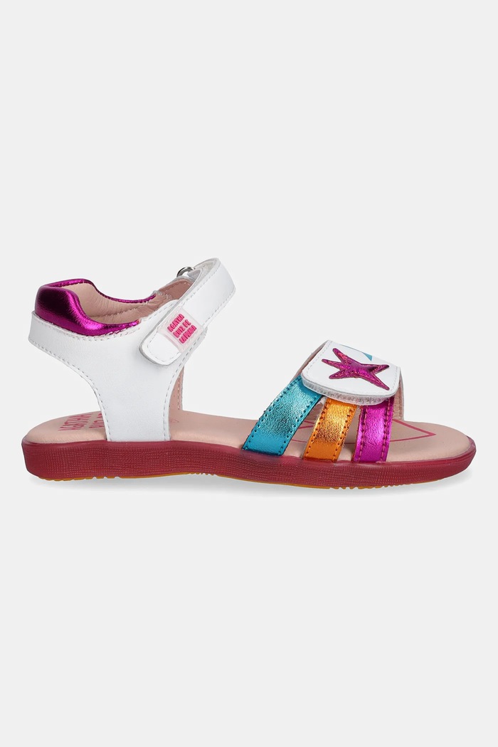 Детски сандали от кожа Agatha Ruiz de la Prada 252960.28.34 бял SS25