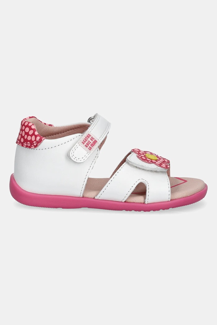Dječje kožne sandale Agatha Ruiz de la Prada 252901 bijela SS25