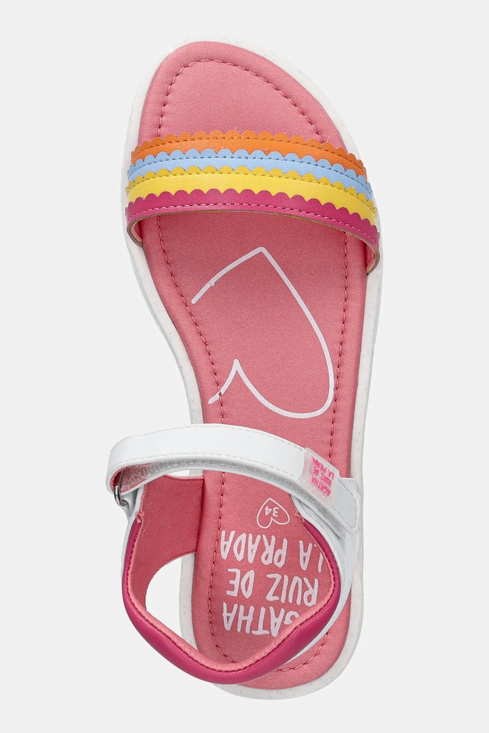 Otroški sandali Agatha Ruiz de la Prada bela 252972