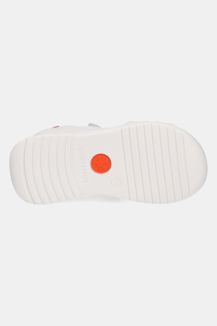 Sandale din piele pentru copii Biomecanics alb 252140