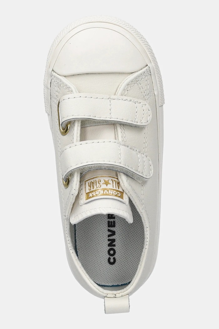 Dječje kožne tenisice Converse Chuck Taylor All Star 2V bijela A13793C