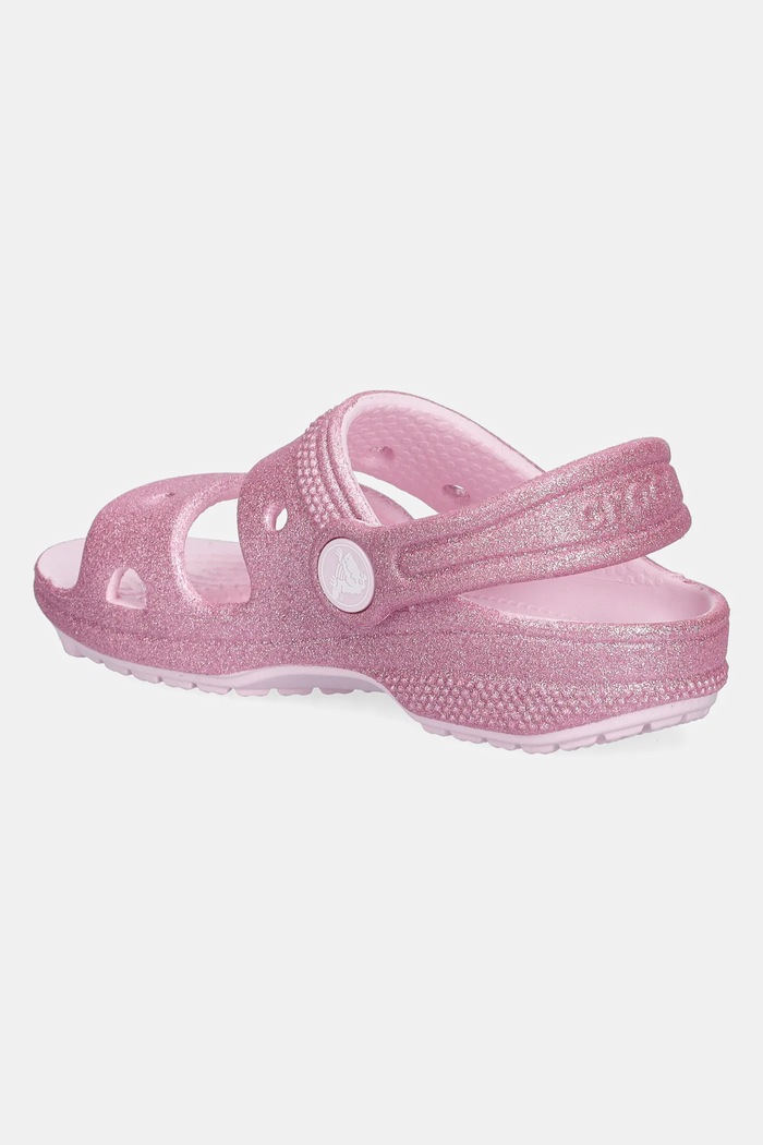 Κοριτσίστικα Σανδάλια Crocs CLASSIC GLITTER SANDAL 207983.CROCS.CLASSIC.GL ροζ