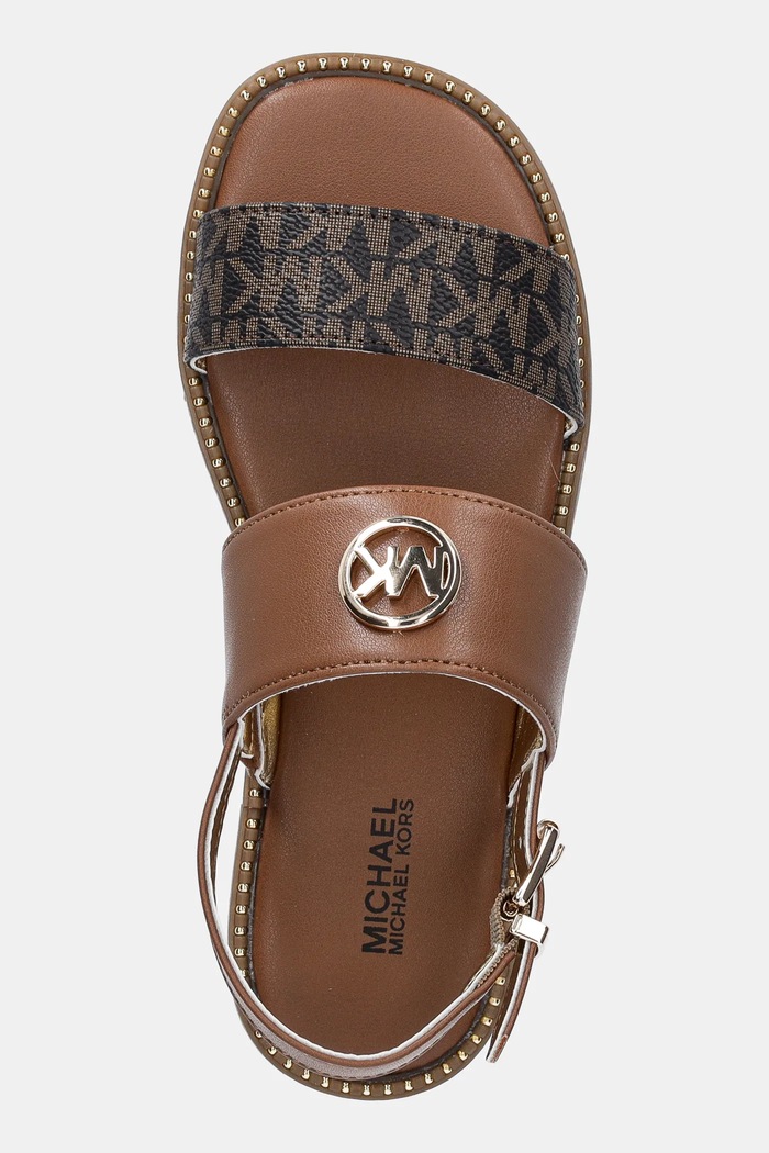 Michael Kors sandały dziecięce JAGGER MAXSON brązowy MK02050200
