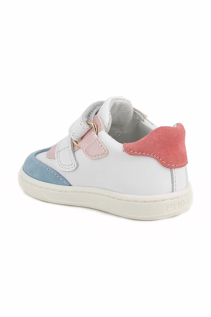 DÍVKA Dětské kožené sneakers boty Primigi 7903422 bílá