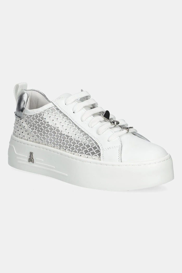Patrizia Pepe Girl sneakersy tekstylny biały PPJ308