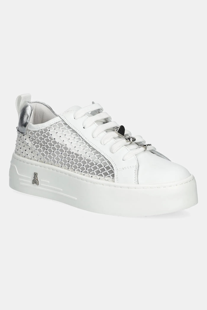 Patrizia Pepe Girl sneakersy tekstylny biały PPJ308