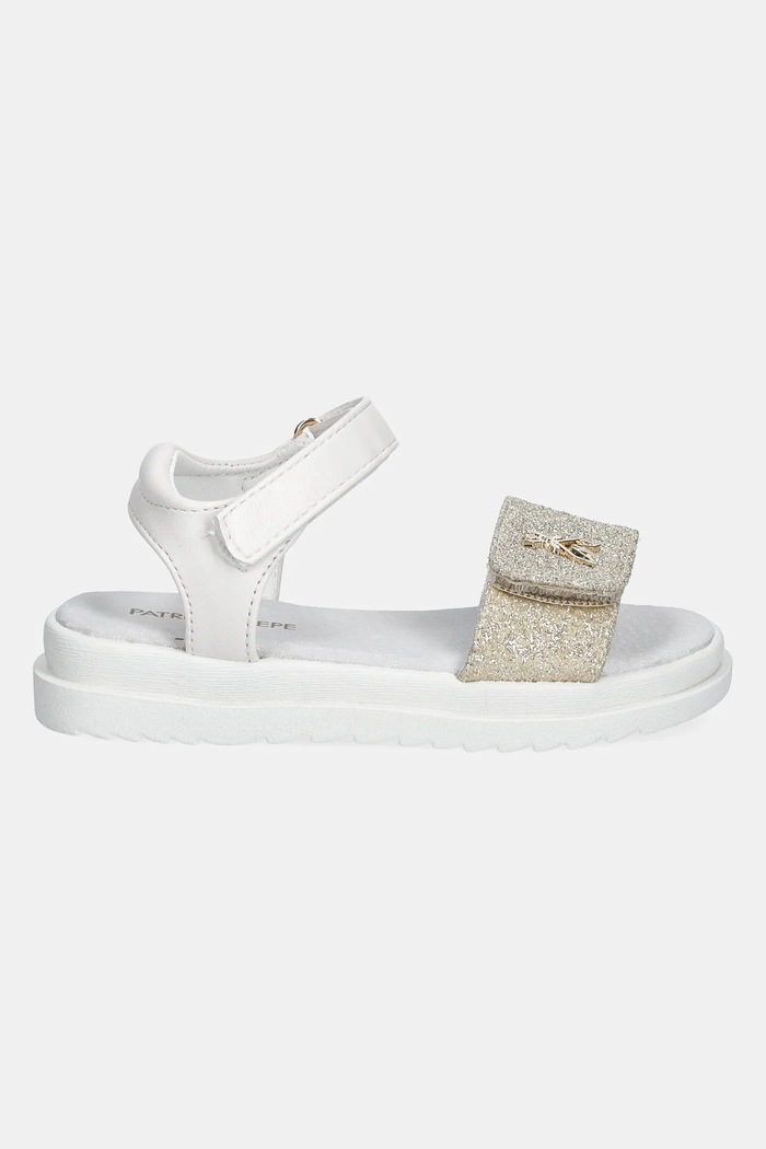 Patrizia Pepe Girl sandały PPK364 złoty SS25