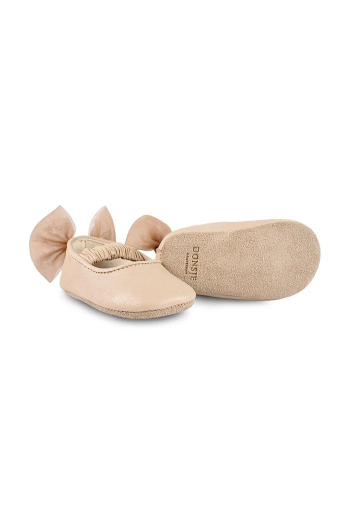 Donsje balerini din piele pentru copii Luyax Ballerinas Gift Box bej 1041100.
