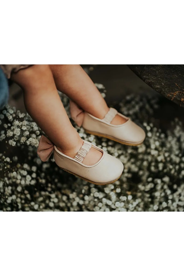 Donsje balerini din piele pentru copii Luyax Ballerinas 1041100. bej