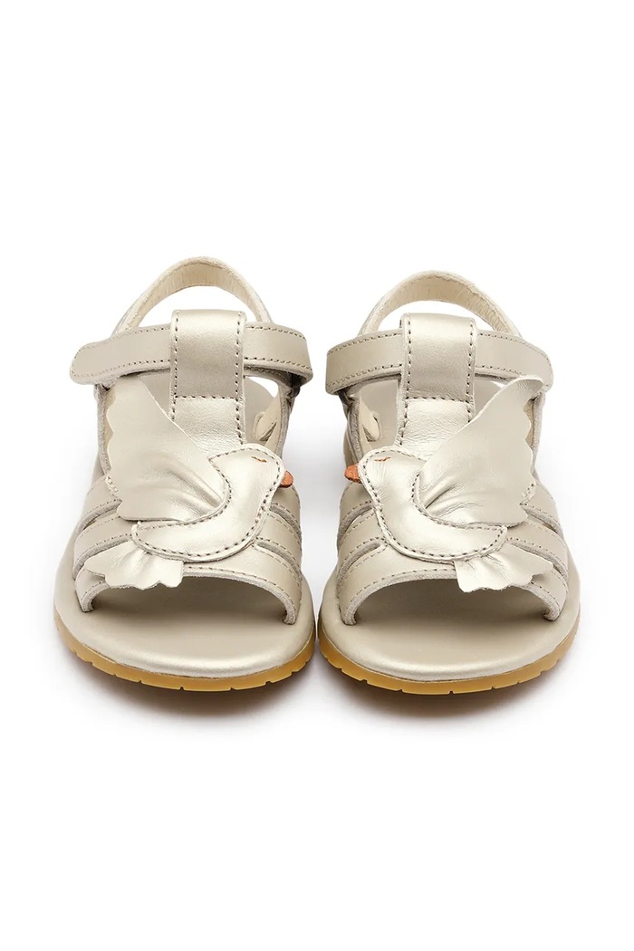 Lány Donsje bőr szandál Tiyola Sandals Dove 1503201 fehér