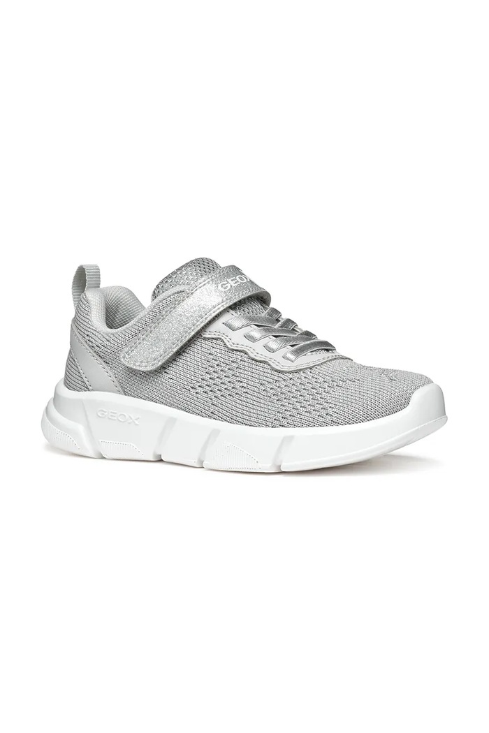 Geox sneakersy dziecięce ARIL syntetyczny srebrny J55DLB.07QBC.24.27