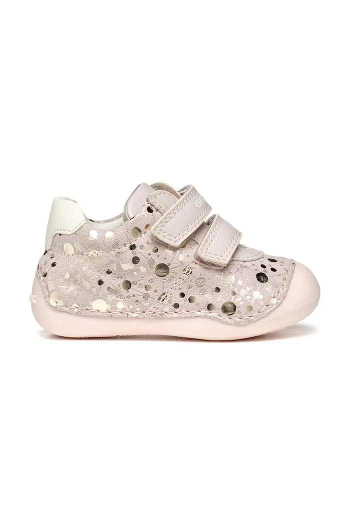 Dětské semišové polobotky Geox TUTIM B9440B.007BC růžová SS25