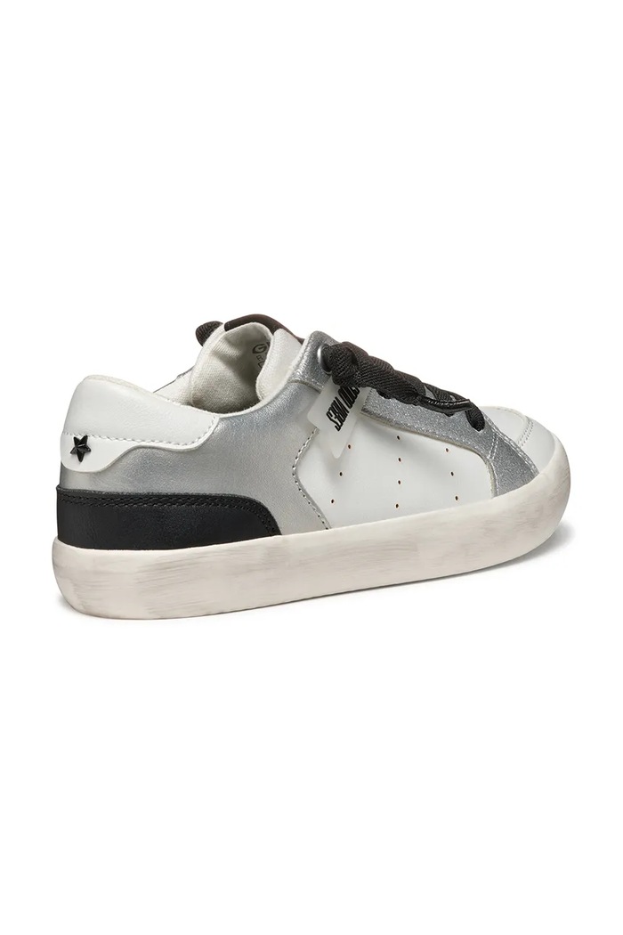 Dziewczynka Geox sneakersy dziecięce GISLI J554NA.054AJ.28.35 srebrny