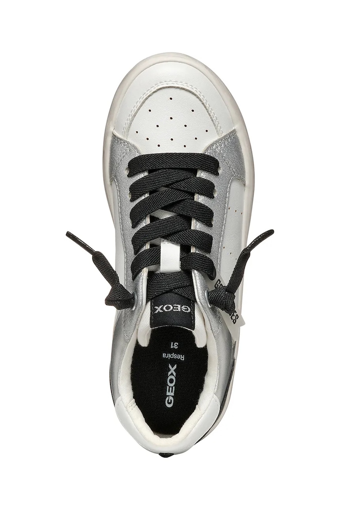 Geox sneakersy dziecięce GISLI J554NA.054AJ.28.35 srebrny