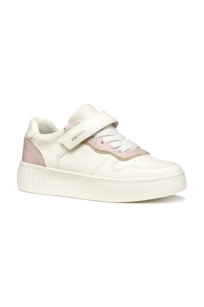 Geox sneakersy dziecięce MIKIROSHI imitacja skóry licowej różowy J55DVA.000BC.28.35