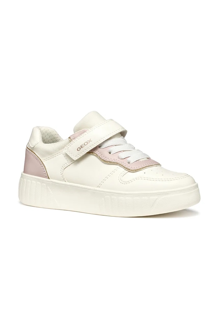 Geox sneakersy dziecięce MIKIROSHI imitacja skóry licowej różowy J55DVA.000BC.28.35