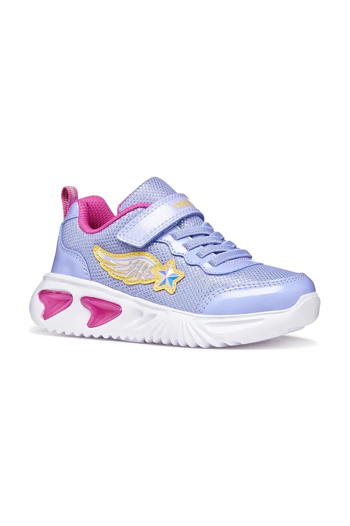 Detské tenisky Geox ASSISTER textilný fialová J55E9B.0ASKN.32.35