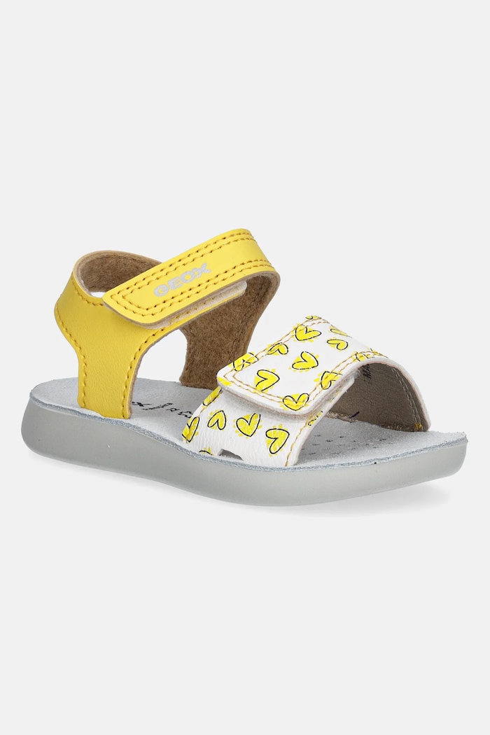 Geox sandali per bambini LIGHTFLOPPY finta pelle fiore giallo B455TB.05404
