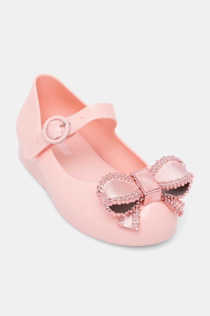 Baleríny Melissa SWEET LOVE IV textilní růžová M.33886