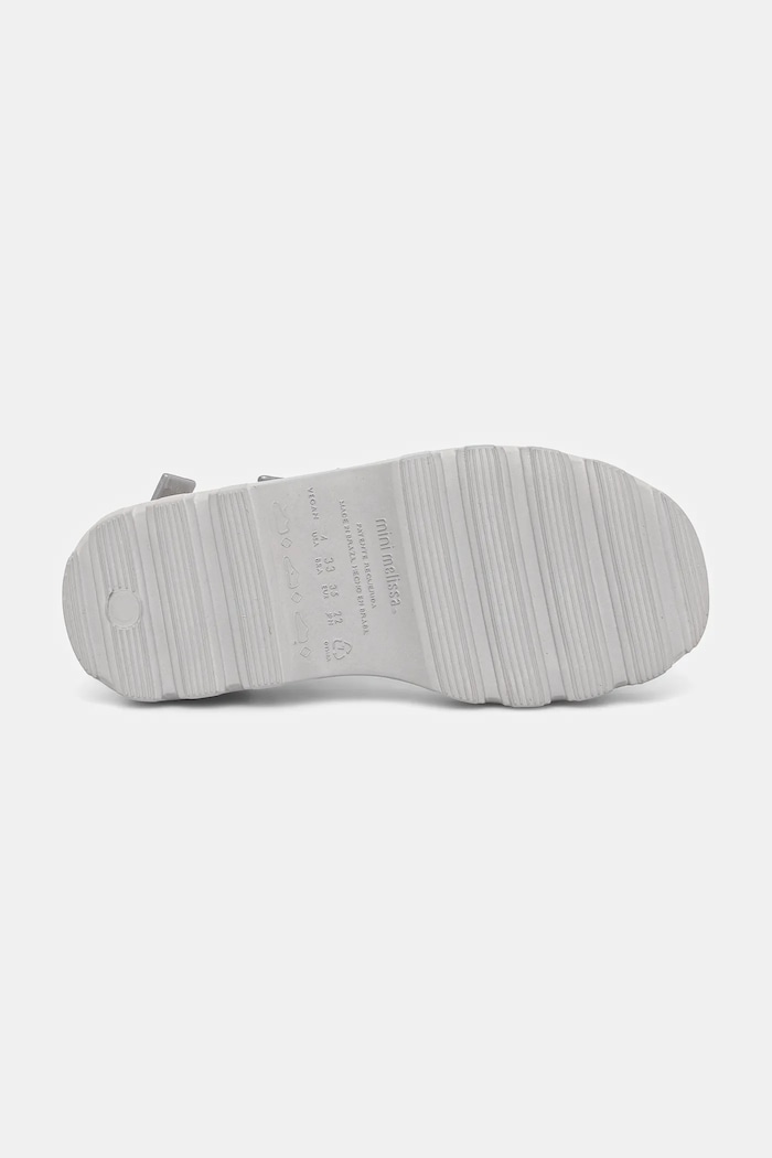Melissa sandále na platforme detské KICK OFF SANDAL M.35692 strieborná