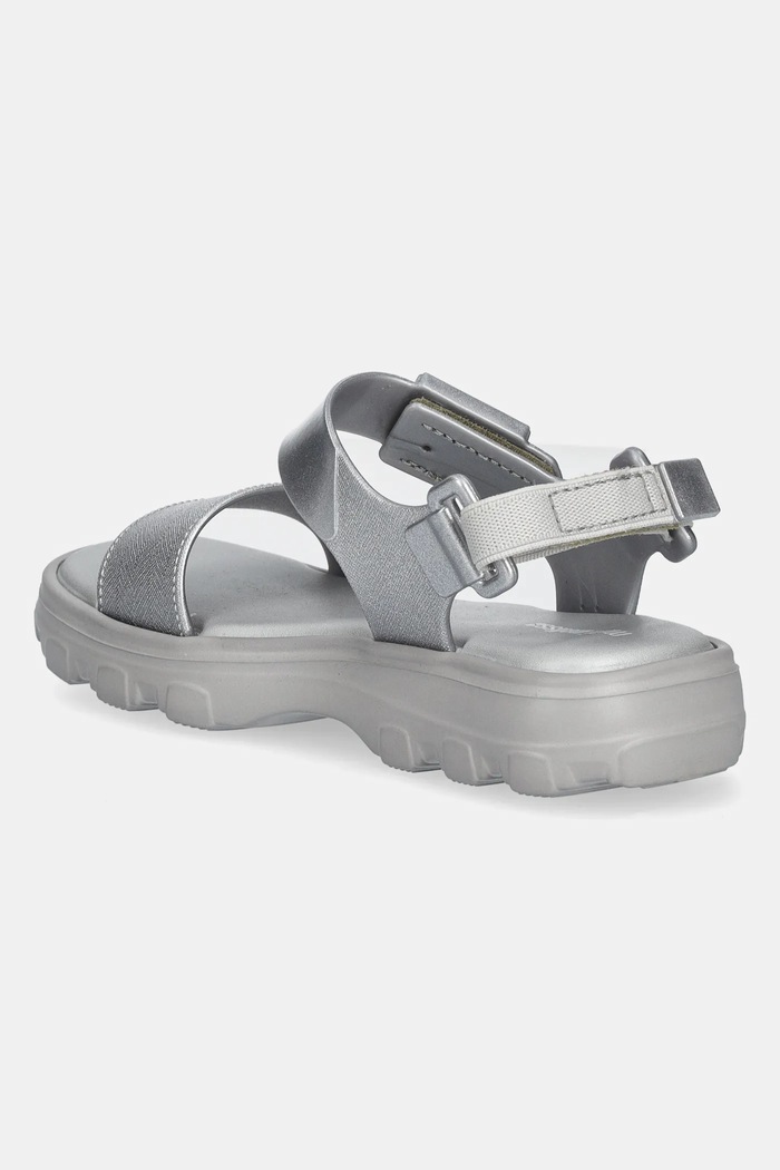 Djevojčice Dječje sandale Melissa KICK OFF SANDAL M.35935 srebrna