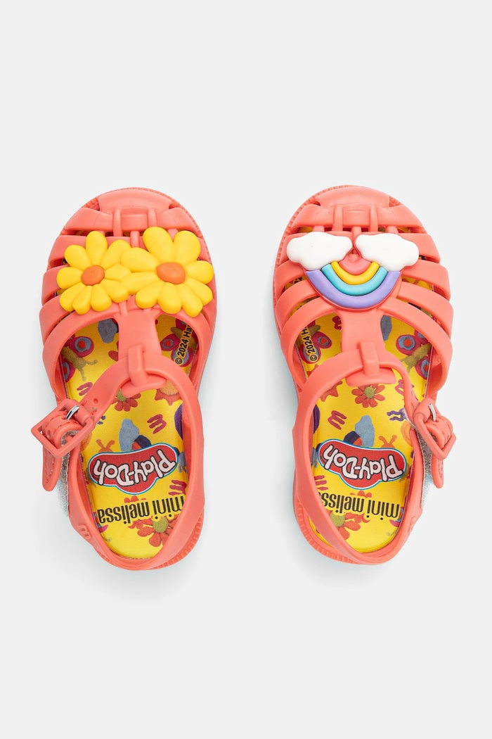 Melissa sandale POSSESSION + PLAY DOH Planet friendly portocaliu M.35987