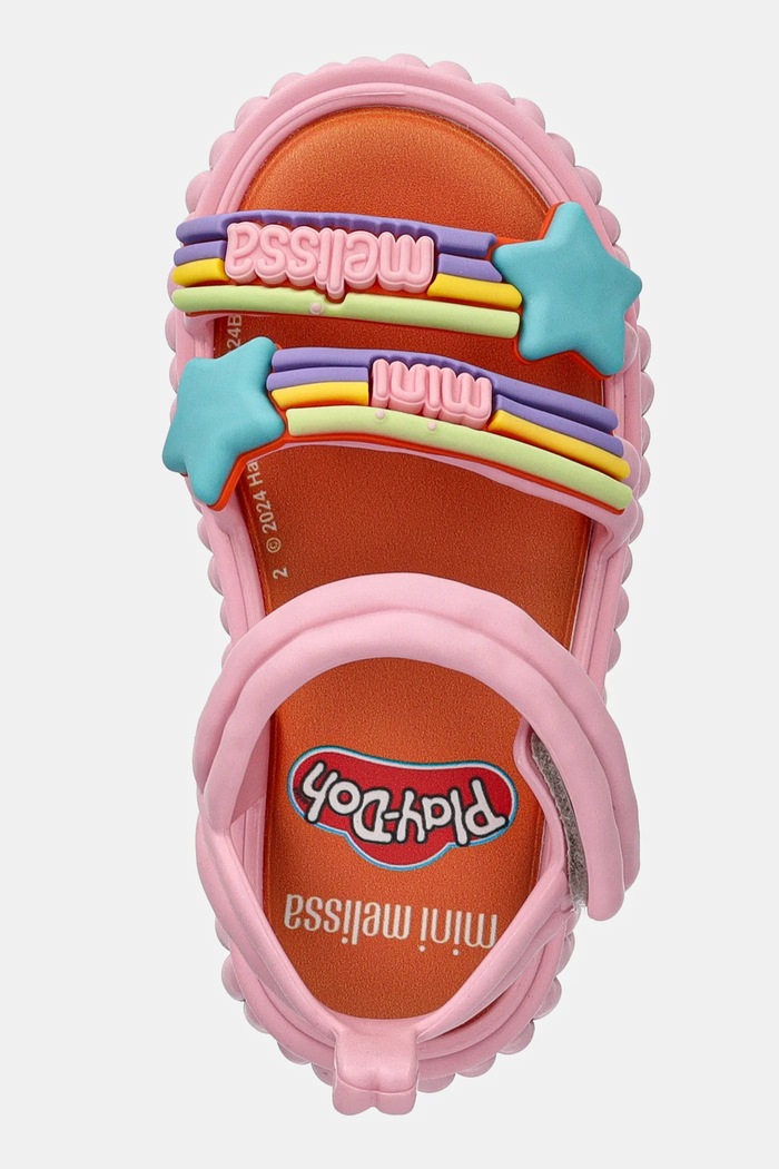 Dječje sandale Melissa CREATE + PLAY DOH roza M.35989