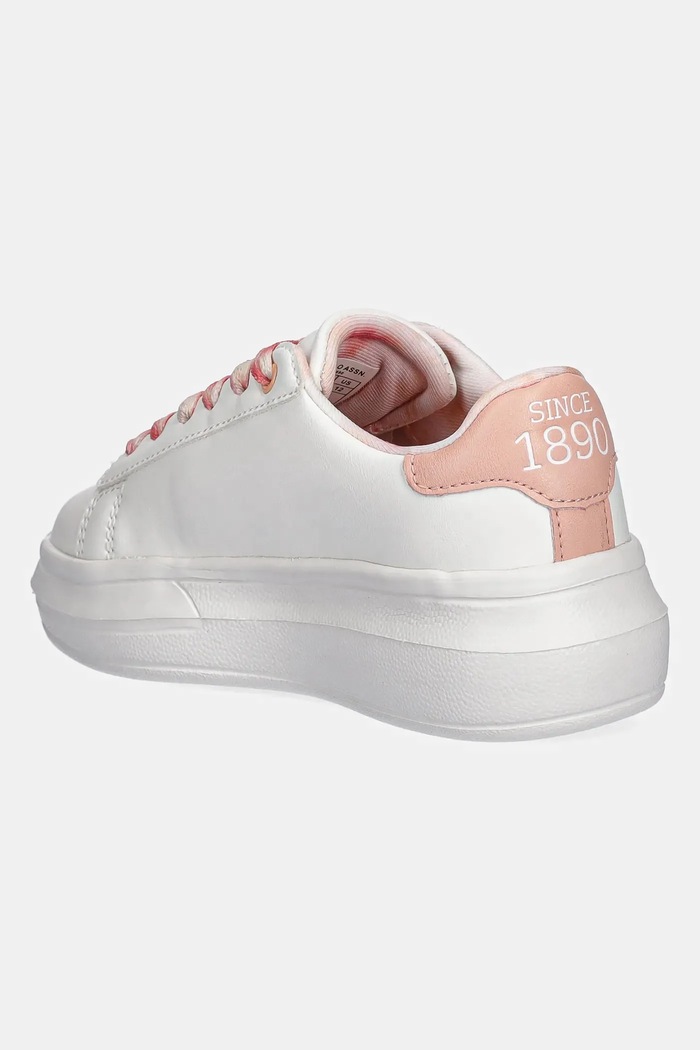 Dziewczynka U.S. Polo Assn. sneakersy dziecięce HELIS013 HELIS013K.5Y3.27.34 pomarańczowy