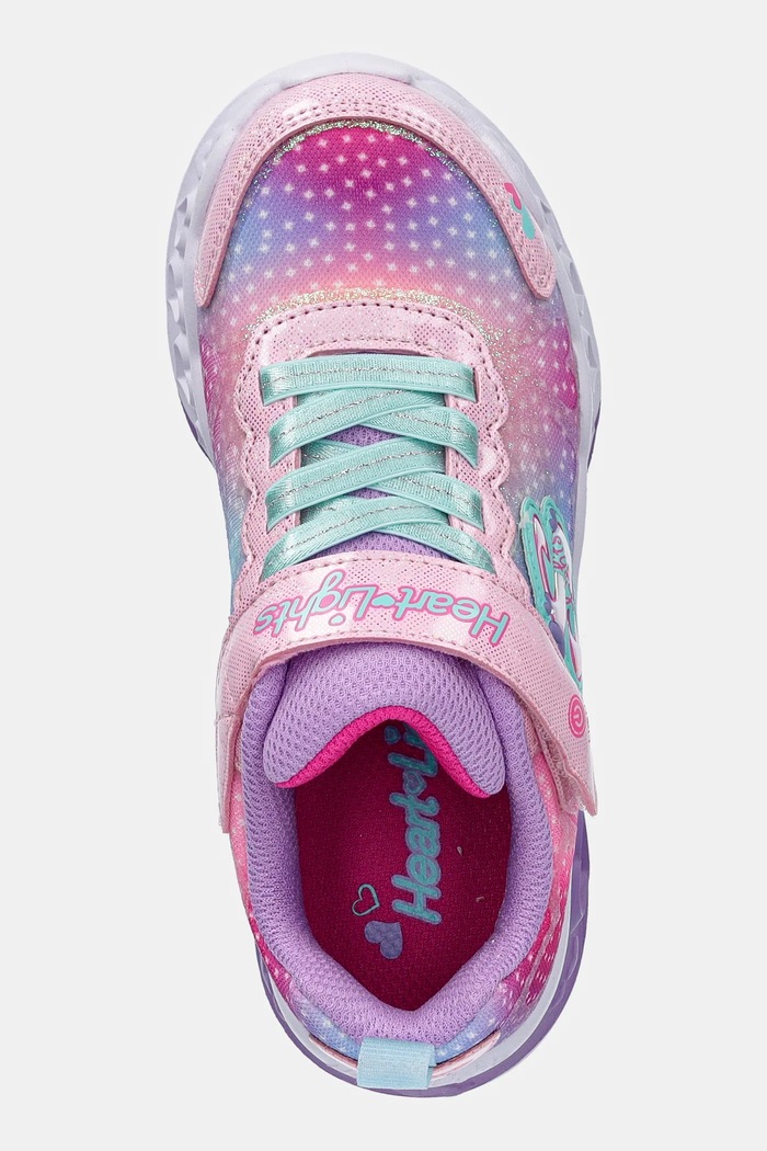 Detské tenisky Skechers FLUTTER HEART LIGHTS ružová 302315L.PPYA