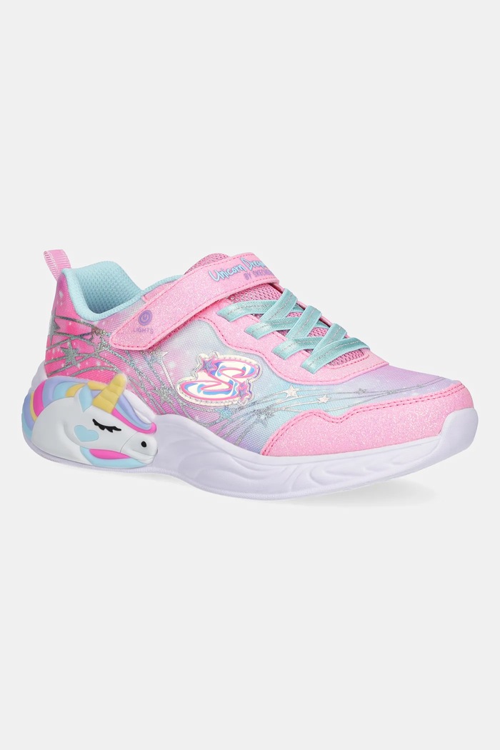 Детски маратонки Skechers UNICORN DREAMS изкуствен розов 302299L