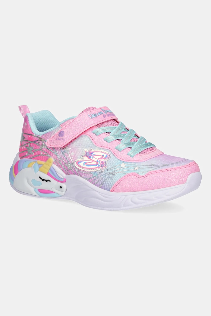 Детски маратонки Skechers UNICORN DREAMS изкуствен розов 302299L