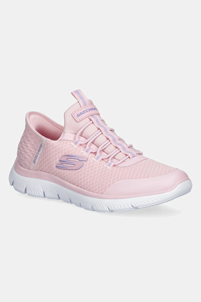Sneakers boty Skechers SUMMITS textilní růžová 303919L