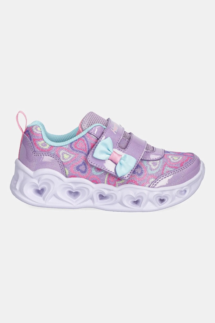 Skechers Sneakersy dziecięce S LIGHTS HEART LIGHTS 303258N fioletowy SS25