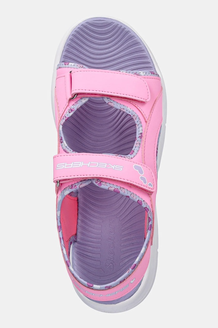 Otroški sandali Skechers FLEX SPLASH - HEART GALORE roza 303049L