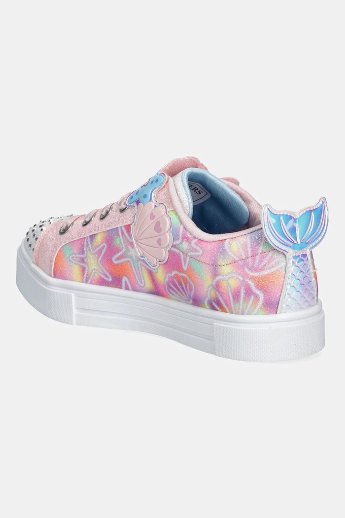 Dziewczynka Skechers tenisówki dziecięce TWINKLE SPARKS - UNDERWATER M 314824L różowy