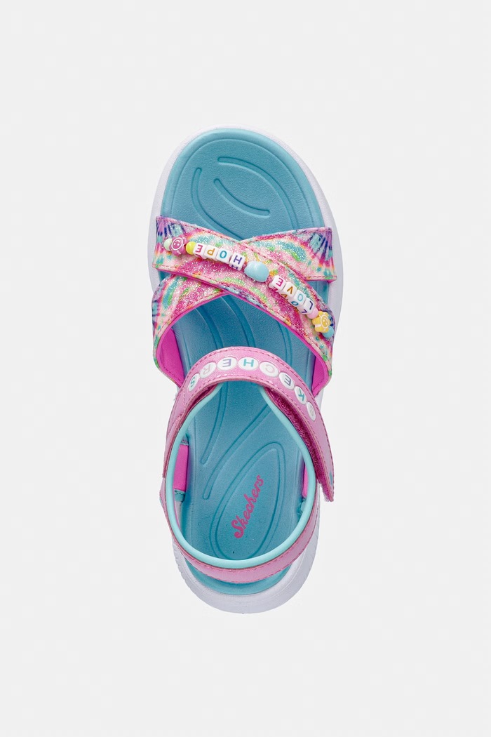 Skechers sandále detské JUMPSTERS SANDAL - TIE DYE BF ružová 303045L