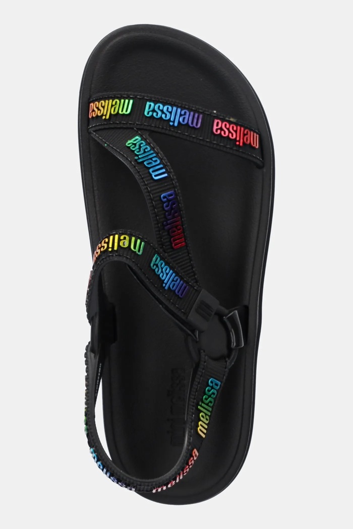 Dětské sandály Melissa STRIPES M LOVER INF černá M.35958