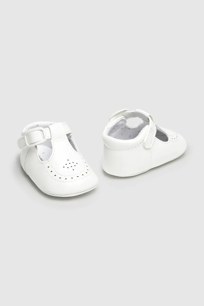 Mayoral Newborn Buty niemowlęce biały 9893.1J.Newborn.PPYH