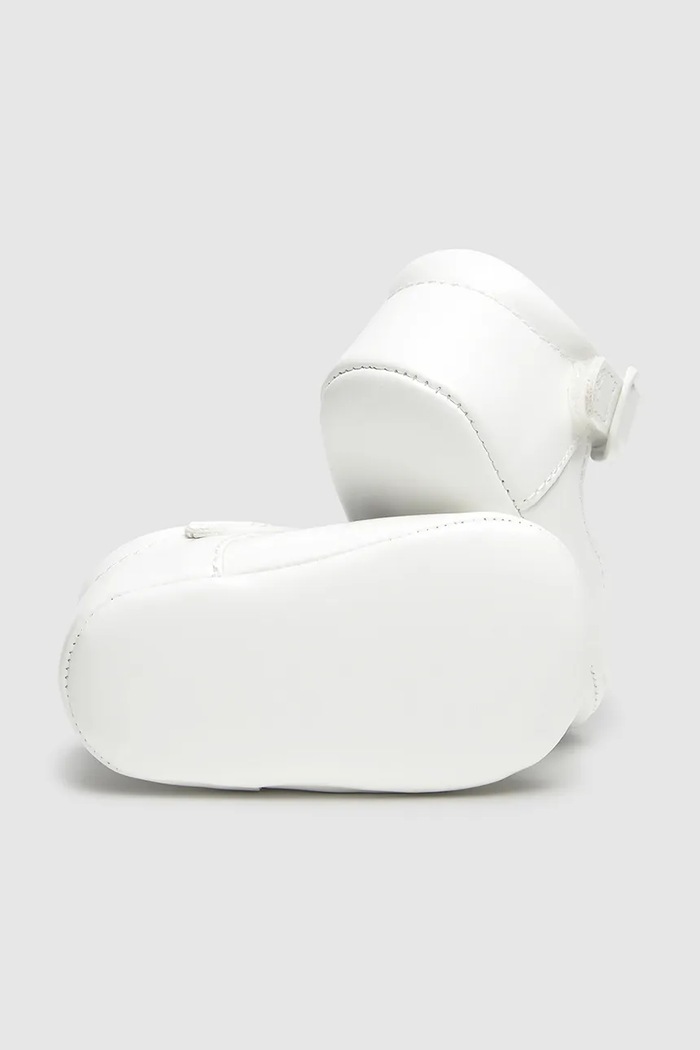 Chłopiec Mayoral Newborn Buty niemowlęce 9893.1J.Newborn.PPYH biały