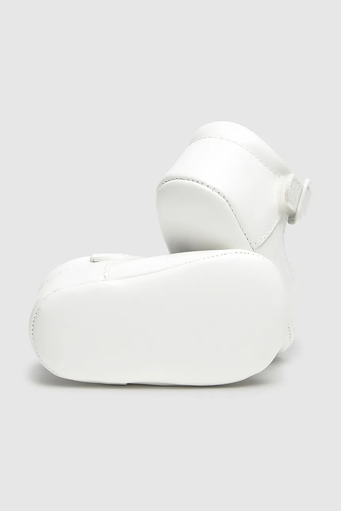 Chłopiec Mayoral Newborn Buty niemowlęce 9893.1J.Newborn.PPYH biały