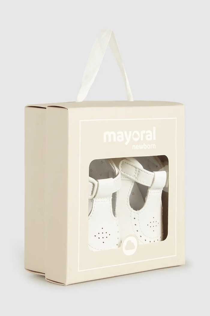 Buty niemowlęce Mayoral Newborn 9893.1J.Newborn.PPYH biały
