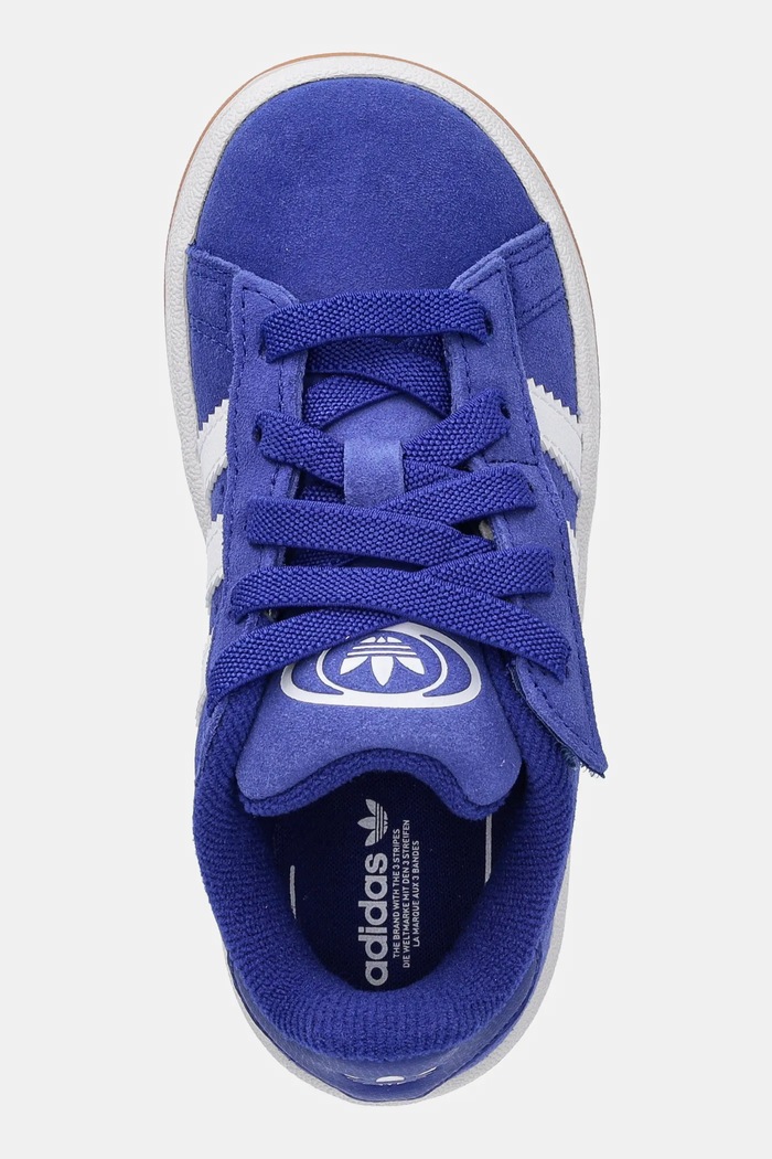 Dječje tenisice od brušene kože adidas Originals CAMPUS 00s plava JR5787