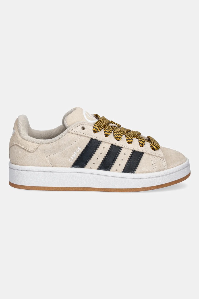 adidas Originals sneakersy zamszowe dziecięce CAMPUS 00s JP7623 beżowy SS25