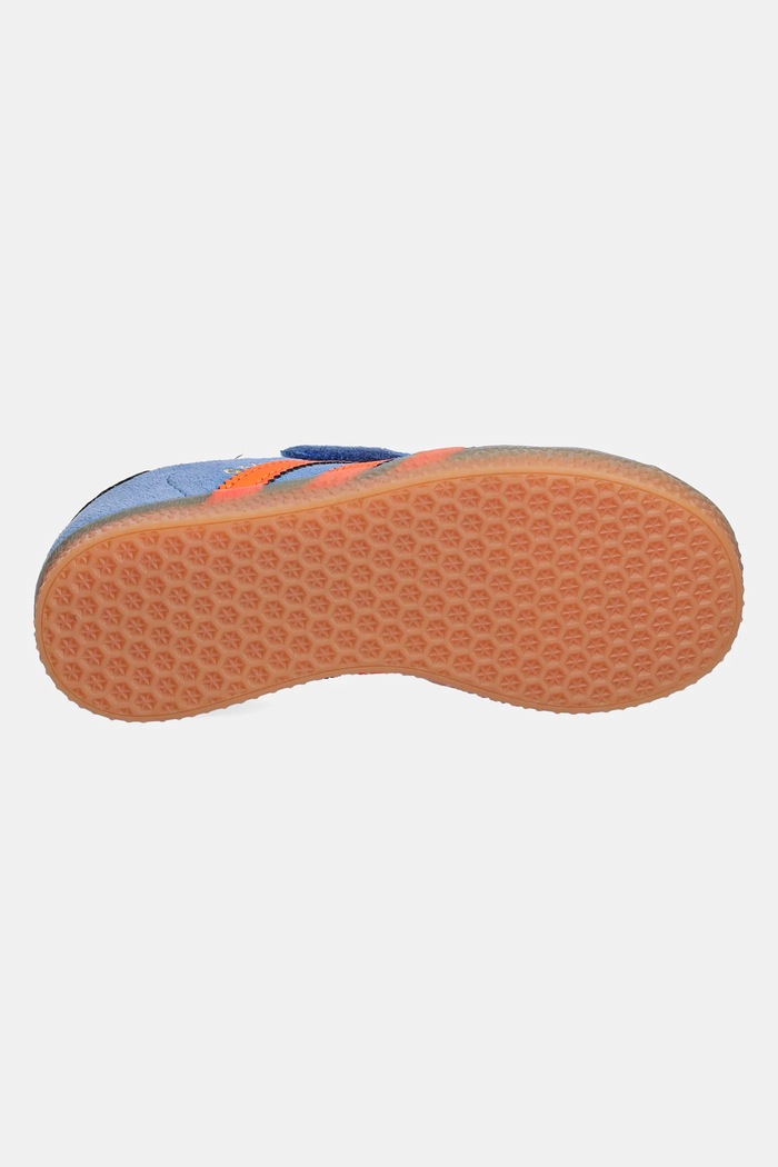 adidas Originals sneakers de piele întoarsă pentru copii GAZELLE JQ7836 albastru