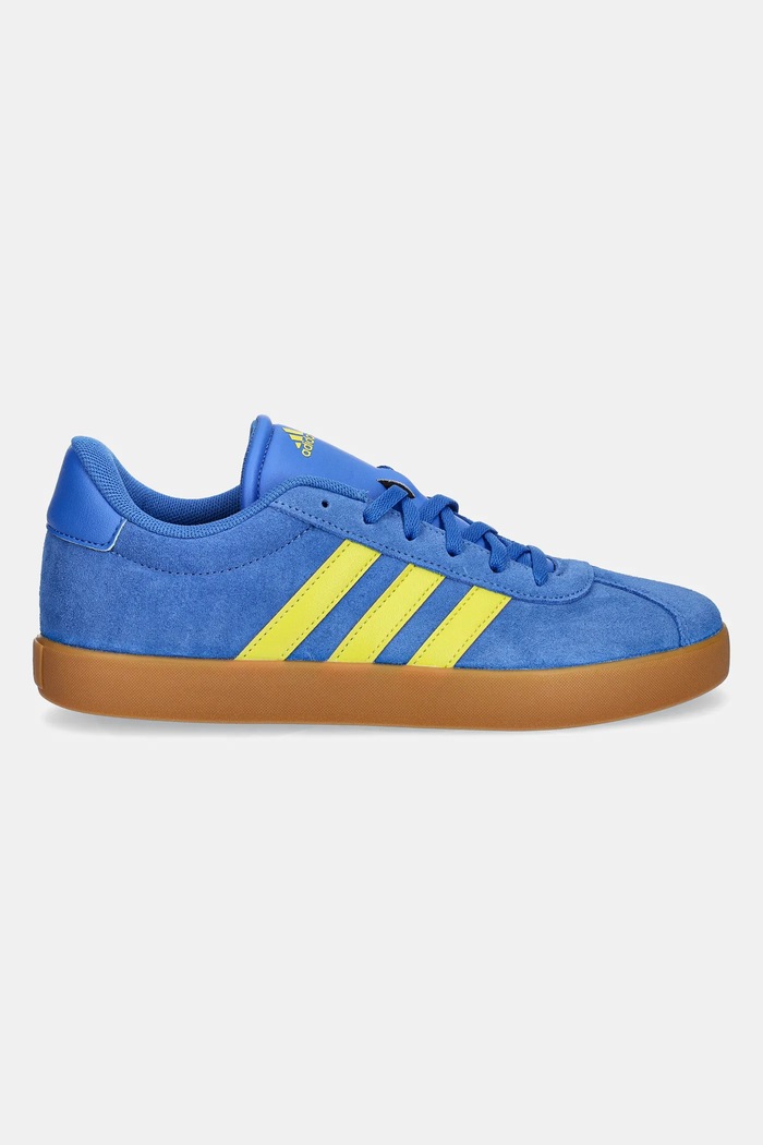 adidas sneakers din piele intoarsă VL COURT 3.0 JH8723 albastru AW25