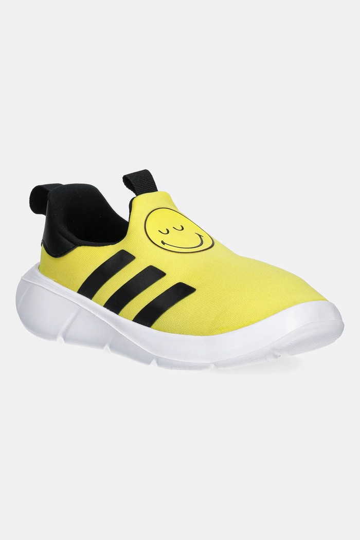 adidas Sneakersy dziecięce MONOFIT SMILEY żółty IH6311