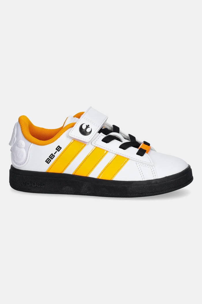 Detské tenisky adidas DROIDS Grand Court 2.0 IH1137 biela SS25